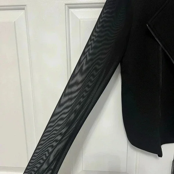 BLACK JACKET MESH SLEEVES - Picture 2 of 4